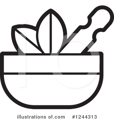 Mortar And Pestle Clipart #1244313 by Lal Perera