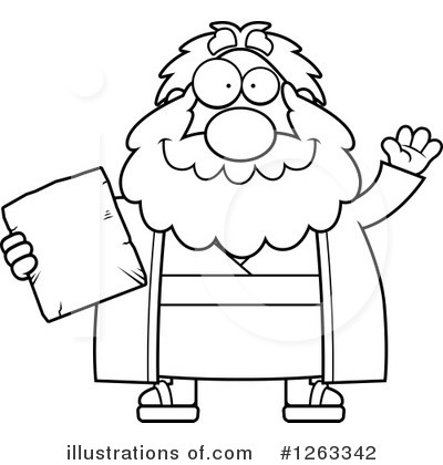 Royalty-Free (RF) Moses Clipart Illustration by Cory Thoman - Stock Sample #1263342