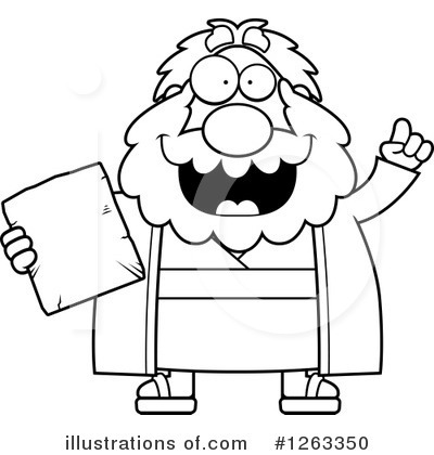 Royalty-Free (RF) Moses Clipart Illustration by Cory Thoman - Stock Sample #1263350