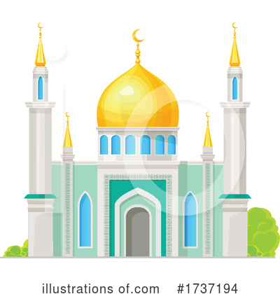 Royalty-Free (RF) Mosque Clipart Illustration by Vector Tradition SM - Stock Sample #1737194