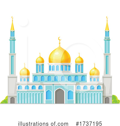 Mosque Clipart #1737195 by Vector Tradition SM