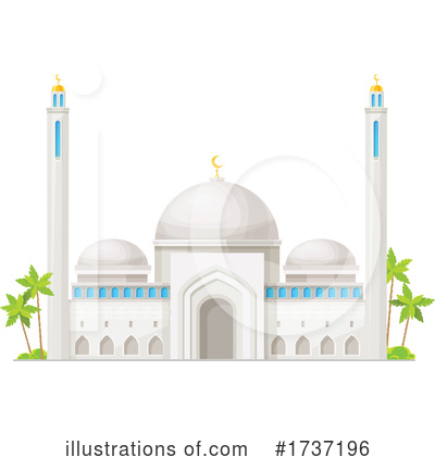 Royalty-Free (RF) Mosque Clipart Illustration by Vector Tradition SM - Stock Sample #1737196