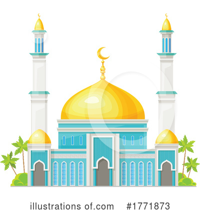 Royalty-Free (RF) Mosque Clipart Illustration by Vector Tradition SM - Stock Sample #1771873
