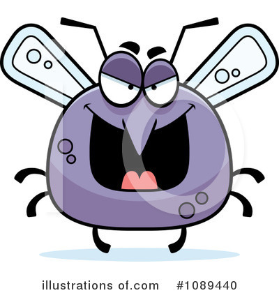 Mosquitoes Clipart #1089440 by Cory Thoman