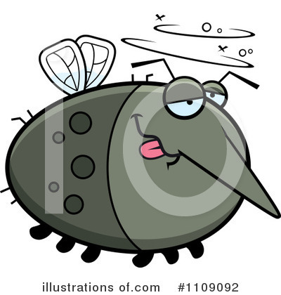 Royalty-Free (RF) Mosquito Clipart Illustration by Cory Thoman - Stock Sample #1109092