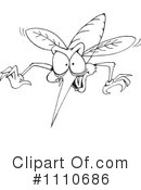 Mosquito Clipart #1110686 by Dennis Holmes Designs