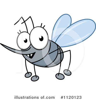 Mosquitoes Clipart #1120123 by Vector Tradition SM