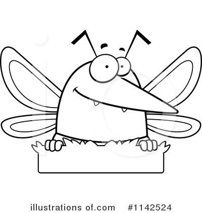 Royalty-Free (RF) Mosquito Clipart Illustration by Cory Thoman - Stock Sample #1142524