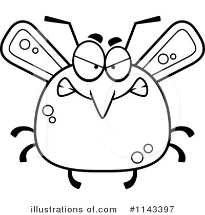 Royalty-Free (RF) Mosquito Clipart Illustration by Cory Thoman - Stock Sample #1143397