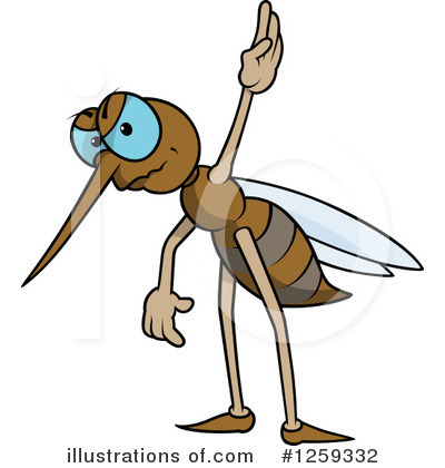 Royalty-Free (RF) Mosquito Clipart Illustration by dero - Stock Sample #1259332