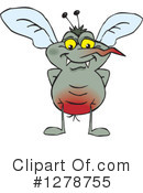 Mosquito Clipart #1278755 by Dennis Holmes Designs