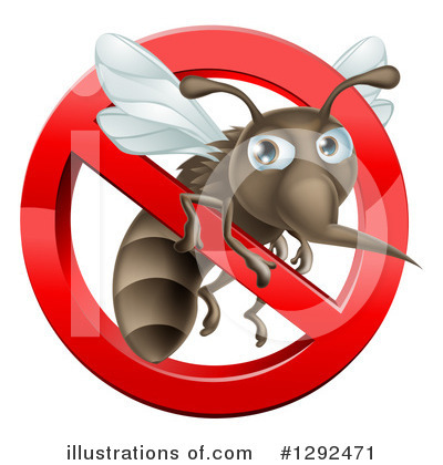 Mosquito Clipart #1292471 by AtStockIllustration