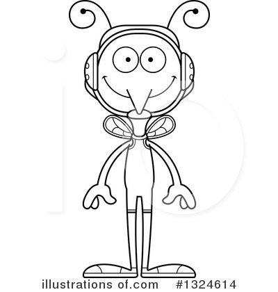 Royalty-Free (RF) Mosquito Clipart Illustration by Cory Thoman - Stock Sample #1324614