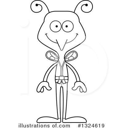 Royalty-Free (RF) Mosquito Clipart Illustration by Cory Thoman - Stock Sample #1324619