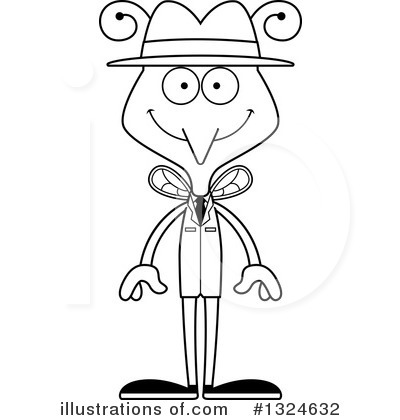 Royalty-Free (RF) Mosquito Clipart Illustration by Cory Thoman - Stock Sample #1324632
