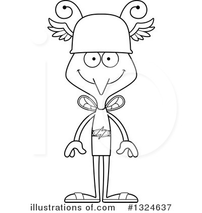 Royalty-Free (RF) Mosquito Clipart Illustration by Cory Thoman - Stock Sample #1324637