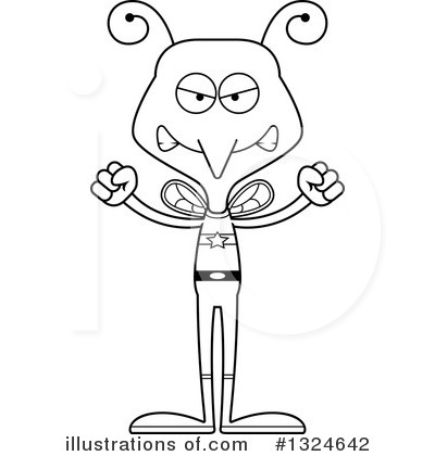 Royalty-Free (RF) Mosquito Clipart Illustration by Cory Thoman - Stock Sample #1324642