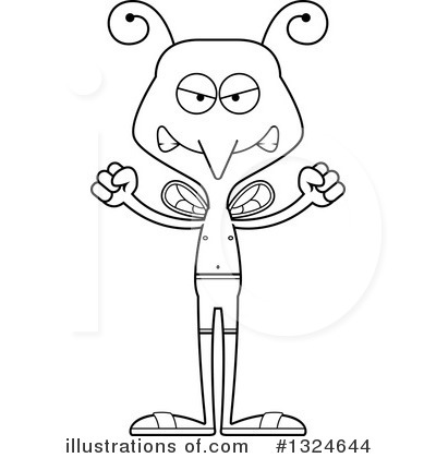 Royalty-Free (RF) Mosquito Clipart Illustration by Cory Thoman - Stock Sample #1324644