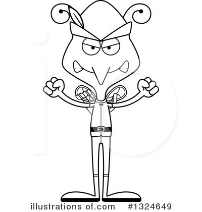 Royalty-Free (RF) Mosquito Clipart Illustration by Cory Thoman - Stock Sample #1324649
