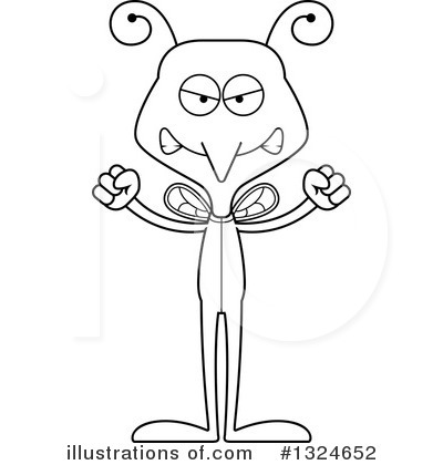 Royalty-Free (RF) Mosquito Clipart Illustration by Cory Thoman - Stock Sample #1324652