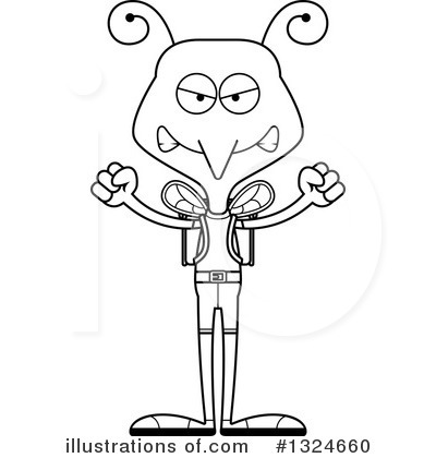 Royalty-Free (RF) Mosquito Clipart Illustration by Cory Thoman - Stock Sample #1324660