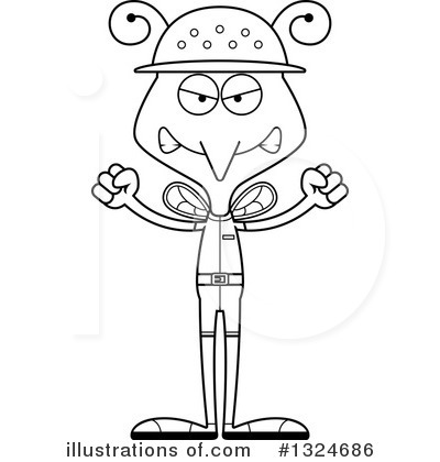 Royalty-Free (RF) Mosquito Clipart Illustration by Cory Thoman - Stock Sample #1324686