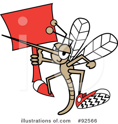 Royalty-Free (RF) Mosquito Clipart Illustration by Andy Nortnik - Stock Sample #92566