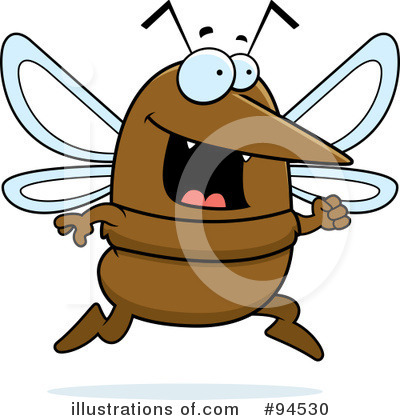 Royalty-Free (RF) Mosquito Clipart Illustration by Cory Thoman - Stock Sample #94530