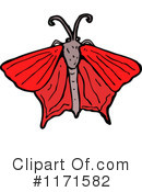Moth Clipart #1171582 by lineartestpilot