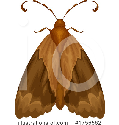 Royalty-Free (RF) Moth Clipart Illustration by Vector Tradition SM - Stock Sample #1756562