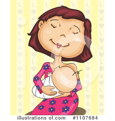 Breastfeeding Clipart #1107684 by David Rey