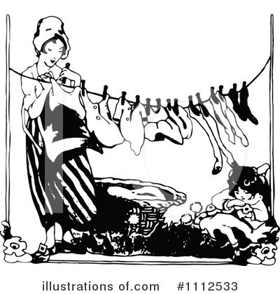Laundry Clipart #1112533 by Prawny Vintage
