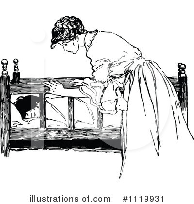 Royalty-Free (RF) Mother Clipart Illustration by Prawny Vintage - Stock Sample #1119931