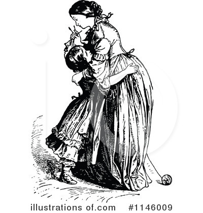 Royalty-Free (RF) Mother Clipart Illustration by Prawny Vintage - Stock Sample #1146009