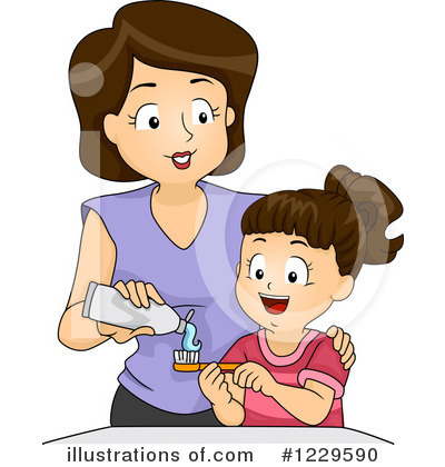 Royalty-Free (RF) Mother Clipart Illustration by BNP Design Studio - Stock Sample #1229590