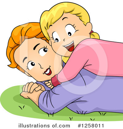 Hugging Clipart #1258011 by BNP Design Studio