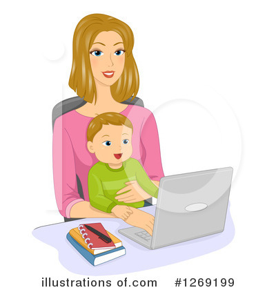 Royalty-Free (RF) Mother Clipart Illustration by BNP Design Studio - Stock Sample #1269199