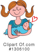 Mother Clipart #1306100 by Zooco
