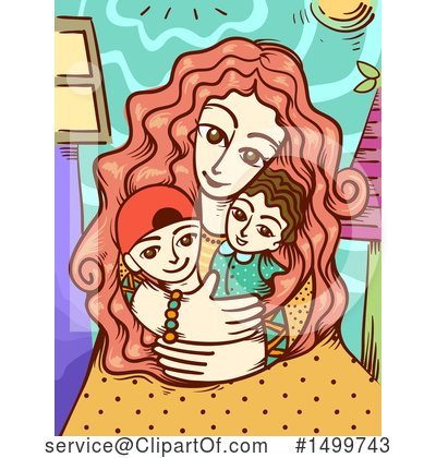 Royalty-Free (RF) Mother Clipart Illustration by BNP Design Studio - Stock Sample #1499743