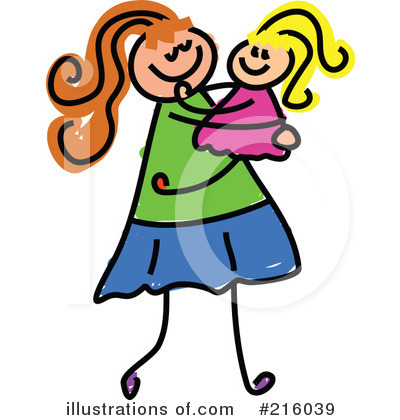 Royalty-Free (RF) Mother Clipart Illustration by Prawny - Stock Sample #216039