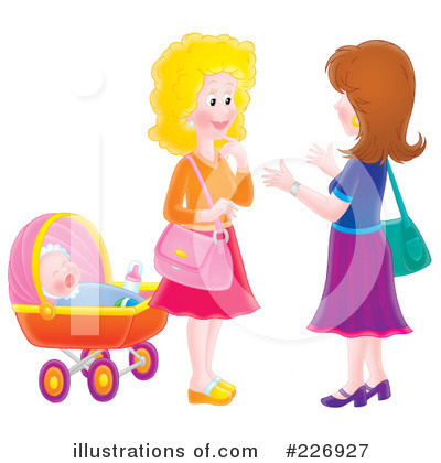 Baby Carriage Clipart #226927 by Alex Bannykh