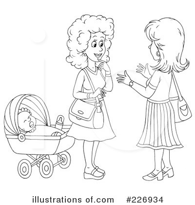 Stroller Clipart #226934 by Alex Bannykh