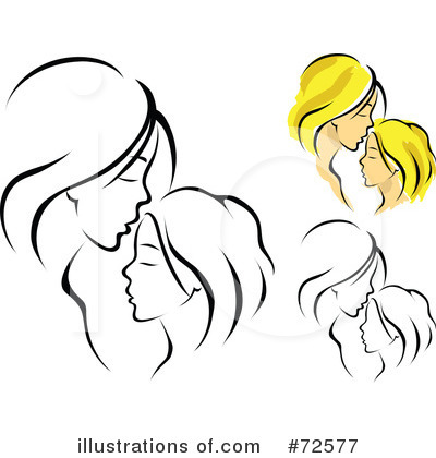 Royalty-Free (RF) Mother Clipart Illustration by cidepix - Stock Sample #72577