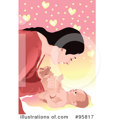 Royalty-Free (RF) Mother Clipart Illustration by mayawizard101 - Stock Sample #95817