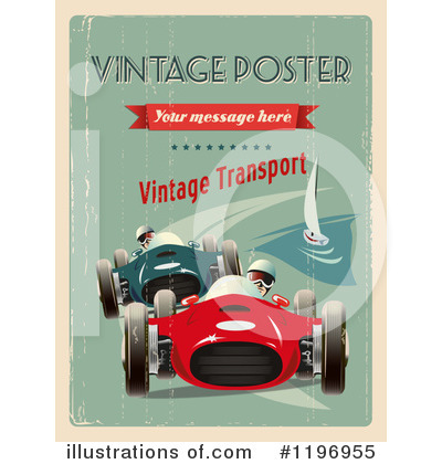 Royalty-Free (RF) Motor Sports Clipart Illustration by Eugene - Stock Sample #1196955