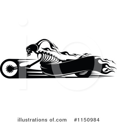 Royalty-Free (RF) Motorcycle Clipart Illustration by Vector Tradition SM - Stock Sample #1150984