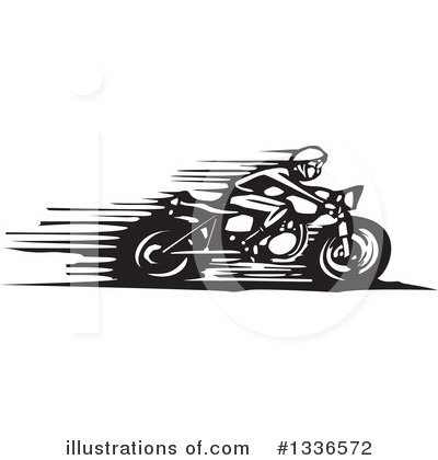 Royalty-Free (RF) Motorcycle Clipart Illustration by xunantunich - Stock Sample #1336572