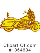 Motorcycle Clipart #1364634 by patrimonio