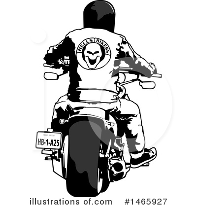 Royalty-Free (RF) Motorcycle Clipart Illustration by dero - Stock Sample #1465927