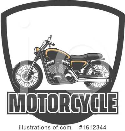 Royalty-Free (RF) Motorcycle Clipart Illustration by Vector Tradition SM - Stock Sample #1612344
